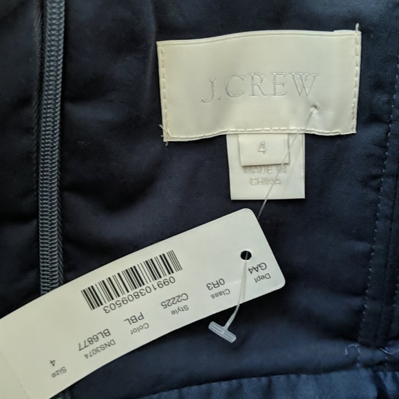 J. Crew Strapless Dress Wedding/Parties New Sz 4 - Picture 2 of 9
